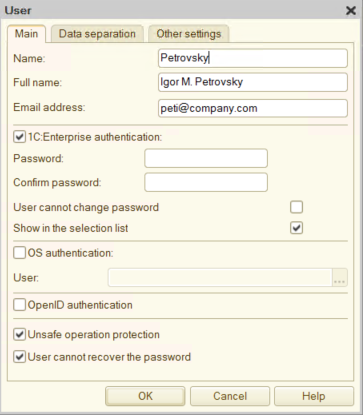 Fig. 46. New user